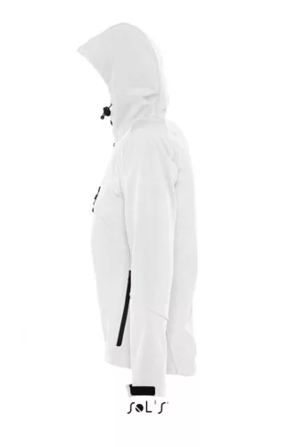 SOL'S SO46802 Replay női kapucnis softshell dzseki - White