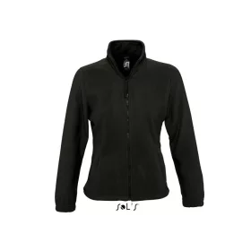   SOL'S SO54500 North női cipzáros polár dzseki - Black