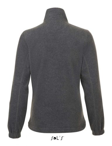 SOL'S SO54500 North női cipzáros polár dzseki - Grey Melange
