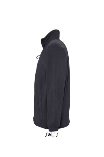 SOL'S SO55000 North férfi cipzáros polár dzseki - Charcoal Grey