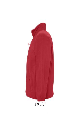 SOL'S SO55000 North férfi cipzáros polár dzseki - Red