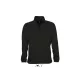 SOL'S SO56000 Ness unisex 1/4 cipzáros galléros pulóver - Black