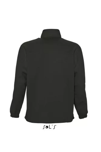 SOL'S SO56000 Ness unisex 1/4 cipzáros galléros pulóver - Black