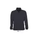 SOL'S SO56000 Ness unisex 1/4 cipzáros galléros pulóver - Charcoal Grey