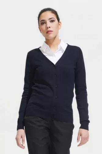 SOL'S SO90012 SOL'S GOLDEN WOMEN - V-NECK KNITTED CARDIGAN S