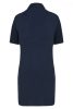 Designed To Work WK209 női rövidújjú hoszított pólóing - Navy/Oxford Grey