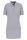 Designed To Work WK209 női rövidújjú hoszított pólóing - Oxford Grey/Navy
