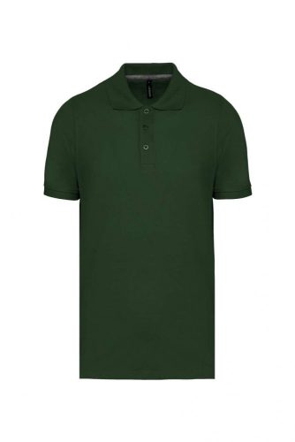 Designed To Work WK274 férfi rövid ujjú pólóing - Forest Green