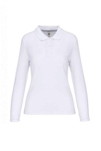 Designed To Work WK277 LADIES' LONG-SLEEVED POLO SHIRT L