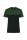 Designed To Work WK304 környezetbarát uniszex rövid ujjú póló - Black/Forest Green