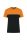 Designed To Work WK304 környezetbarát uniszex rövid ujjú póló - Black/Orange
