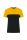 Designed To Work WK304 környezetbarát uniszex rövid ujjú póló - Black/Yellow