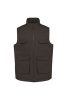 Designed To Work WK607 uniszex párnázott többzsebes mellény - Dark Grey