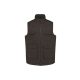Designed To Work WK607 uniszex párnázott többzsebes mellény - Dark Grey