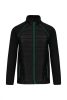Designed To Work WK6147 Daytoday uniszex kétrétegű  dzseki - Black/Kelly Green