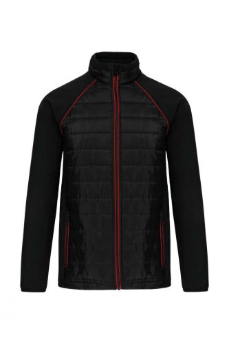 Designed To Work WK6147 Daytoday uniszex kétrétegű  dzseki - Black/Red