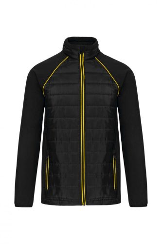 Designed To Work WK6147 Daytoday uniszex kétrétegű  dzseki - Black/Yellow