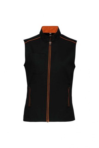  Designed To Work WK6149 Daytoday női mellény - Black/Orange