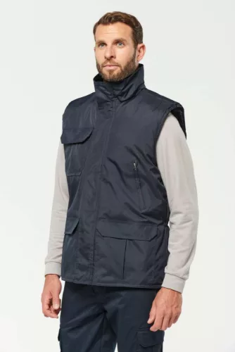 Designed To Work WK630 munkás mellény - Black