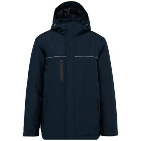   Designed To Work WK650 Uniszex kapucnis parka munkavédelmi esőkabát - Navy
