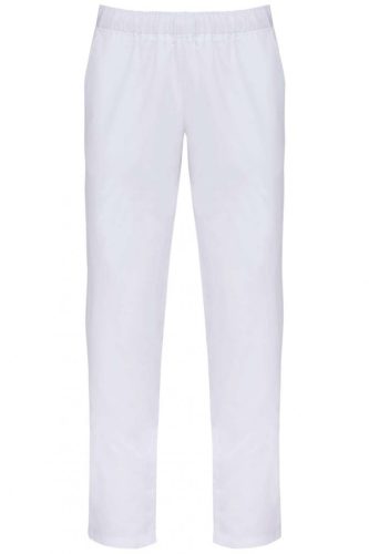 Designed To Work WK704 uniszex pamut nadrág - White