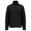 Designed To Work WK9105 uniszex polár dzseki levehető ujjakkal - Black