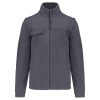 Designed To Work WK9105 uniszex polár dzseki levehető ujjakkal - Convoy Grey