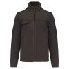 Designed To Work WK9105 uniszex polár dzseki levehető ujjakkal - Dark Grey