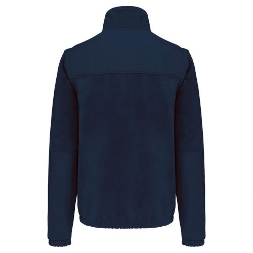 Designed To Work WK9105 uniszex polár dzseki levehető ujjakkal - Navy