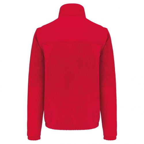 Designed To Work WK9105 uniszex polár dzseki levehető ujjakkal - Red